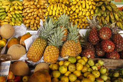 水果,清新,木瓜,农产品市场,秘鲁